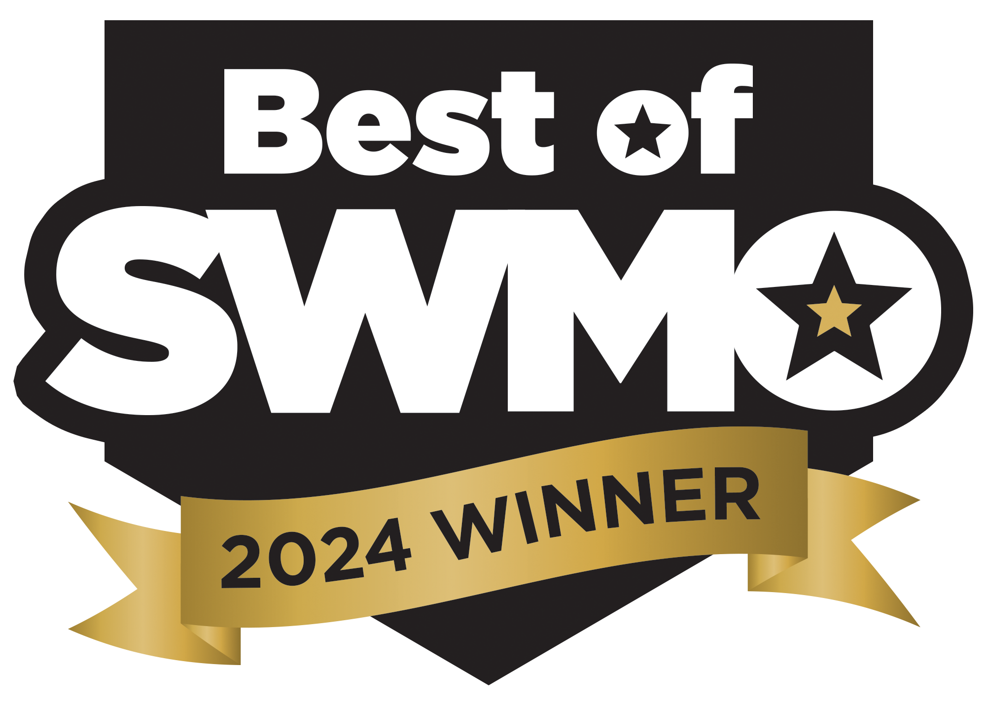 Badge awarded to WildWood Senior Living in 2024 voted by the community for being the Best of Southwest Missouri.